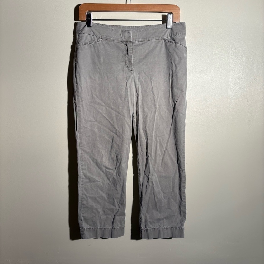 Eileen Fisher Petite Cotton Blend Cropped Pants